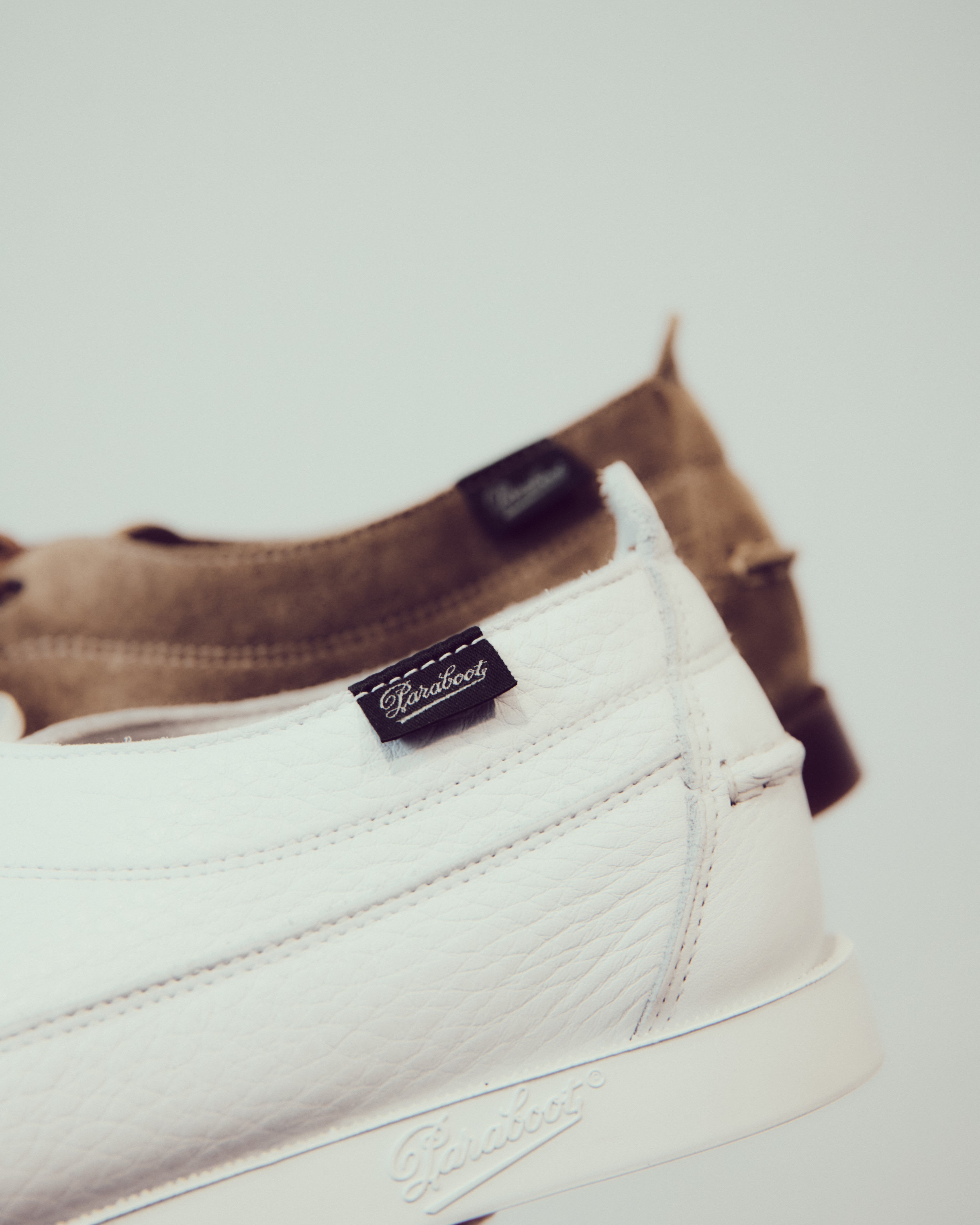 スタジオ ニコルソン 別注 ディアスキン Paraboot ミカエル 42 スタジオ ニコルソン×パラブーツのレザーシューズ、ダークブラウンの