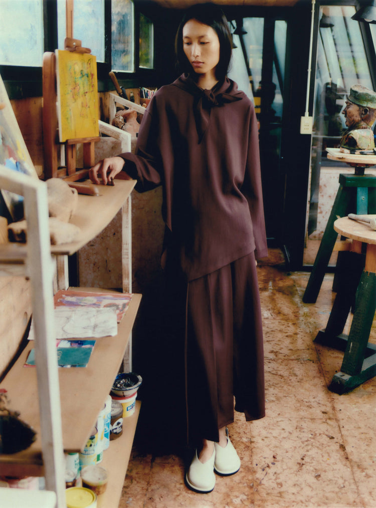 FUSE SKIRT IN CONKER