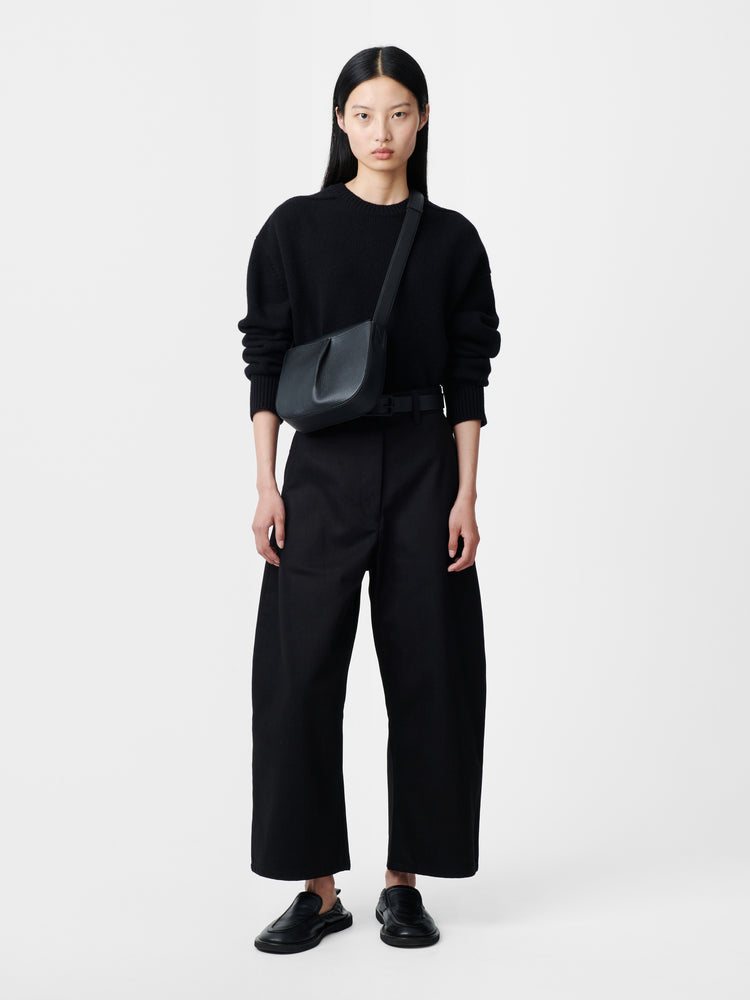 【EXCLUSIVE】CHALCO DENIM PANT IN BLACK