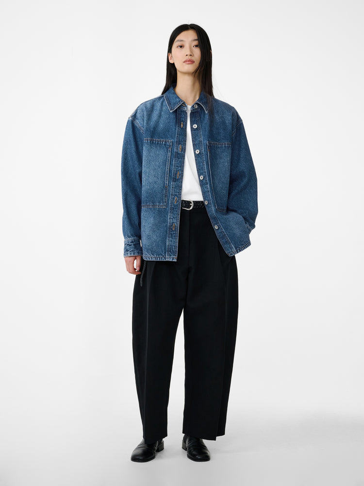 PASO SHIRT IN WORN WASH INDIGO
