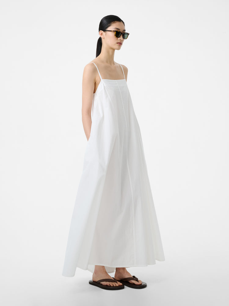 ACHILLE DRESS IN OPTIC WHITE