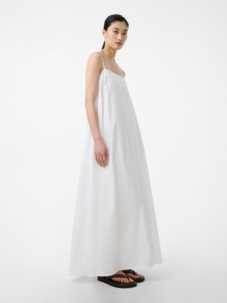 ACHILLE DRESS IN OPTIC WHITE