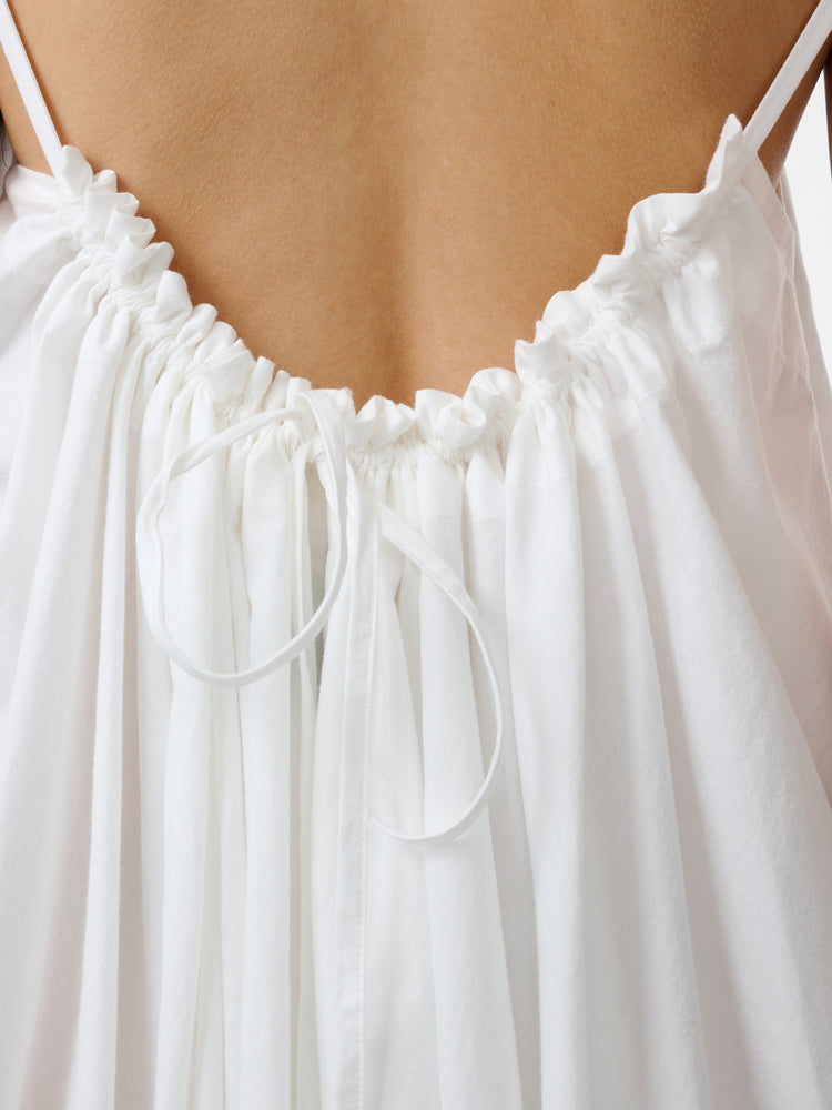 ACHILLE DRESS IN OPTIC WHITE