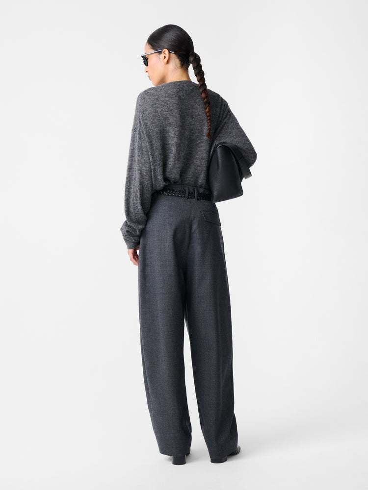 ACUNA HERITAGE WOOL PANT IN SLATE MELANGE