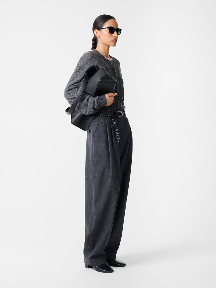ACUNA HERITAGE WOOL PANT IN SLATE MELANGE