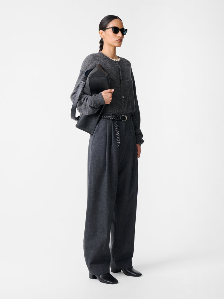 ACUNA HERITAGE WOOL PANT IN SLATE MELANGE