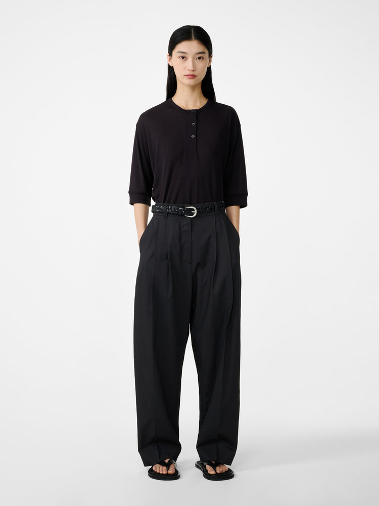 ACUNA VISCOSE PANT IN COAL