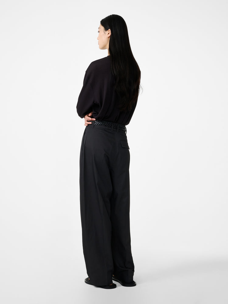 ACUNA VISCOSE PANT IN COAL