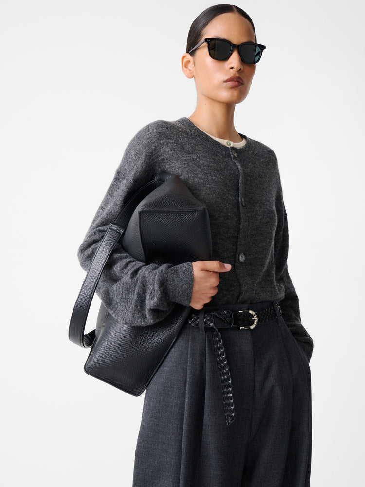 SN X AARON LEVINE PLAITED BELT IN BLACK