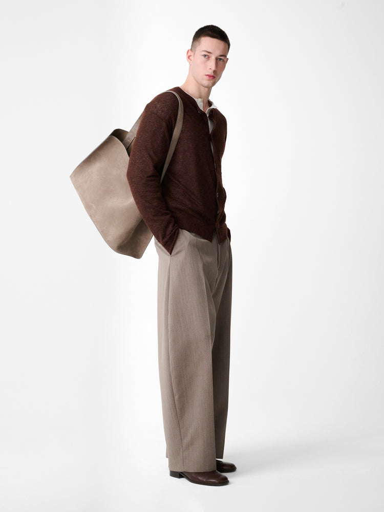 ANDRES CARDIGAN IN CHESTNUT
