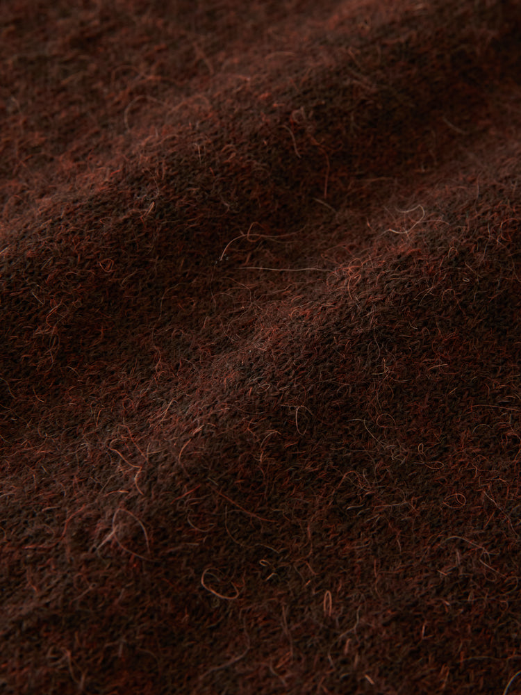 ANDRES CARDIGAN IN CHESTNUT