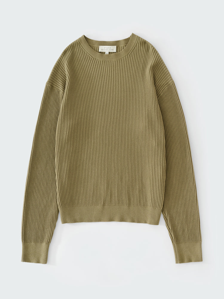 ARDA KNIT IN GR MILITARY GREEN