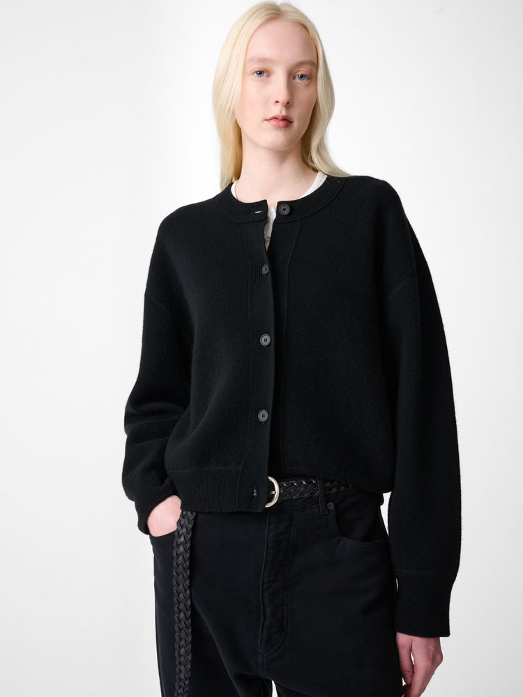 ARVINE CARDIGAN KNIT IN BLACK