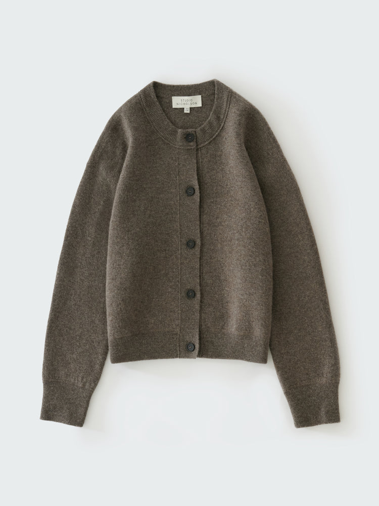 ARVINE CARDIGAN KNIT IN MOUSE