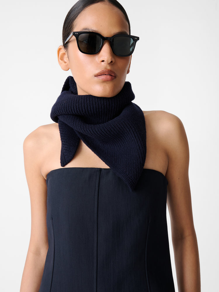 PYTHAGORAS SCARF IN DARKEST NAVY
