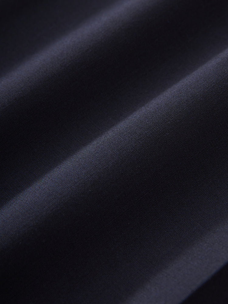 BAIER TROPICAL WOOL PANT IN DARKEST NAVY