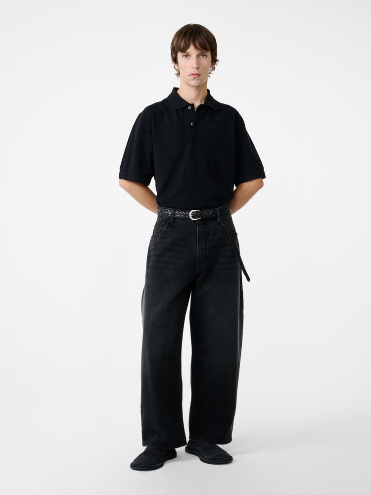 BALATON JERSEY IN WASHED BLACK