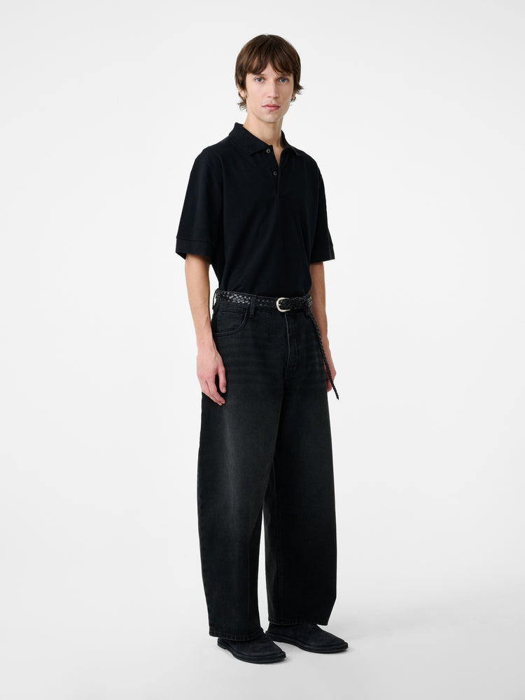 BALATON JERSEY IN WASHED BLACK