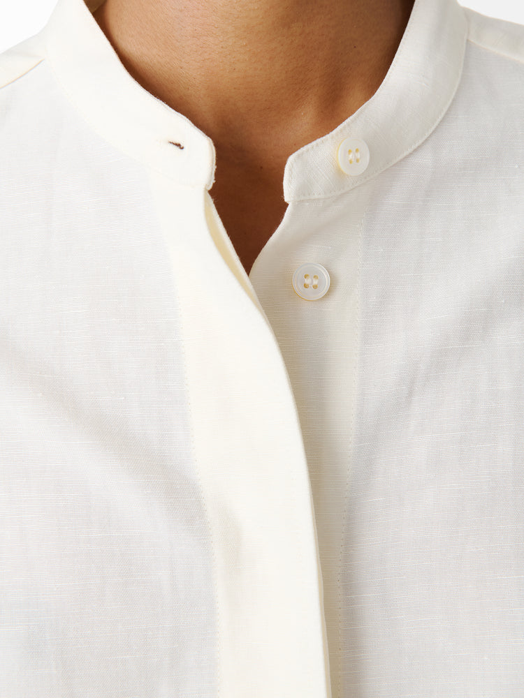 BEAM SHIRT IN PARCHMENT