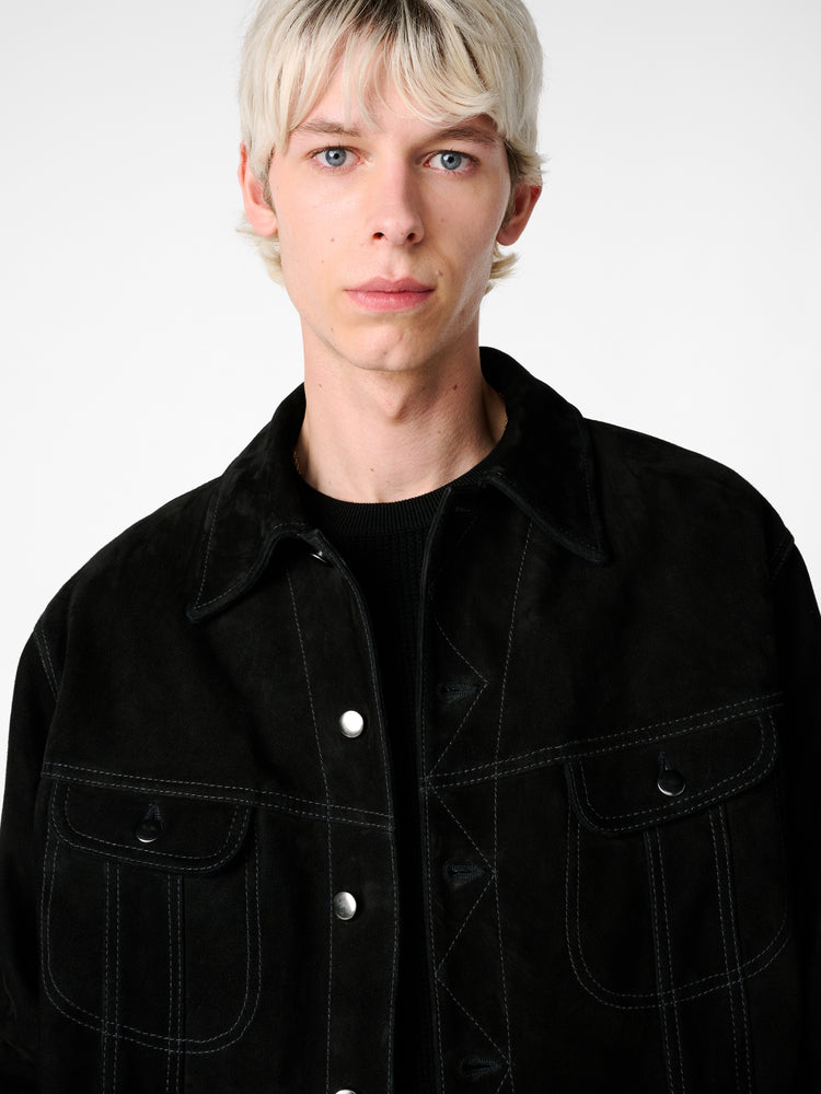 SN X AARON LEVINE BOSTON JACKET IN BLACK