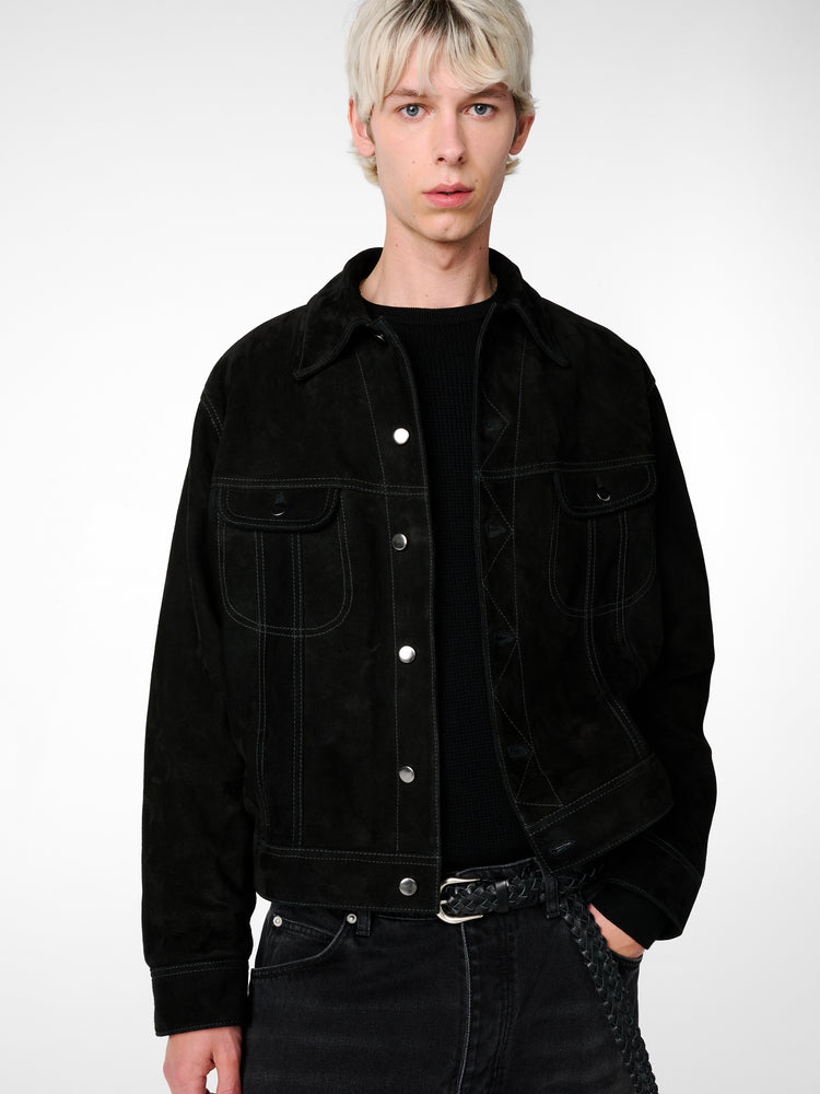 SN X AARON LEVINE BOSTON JACKET IN BLACK