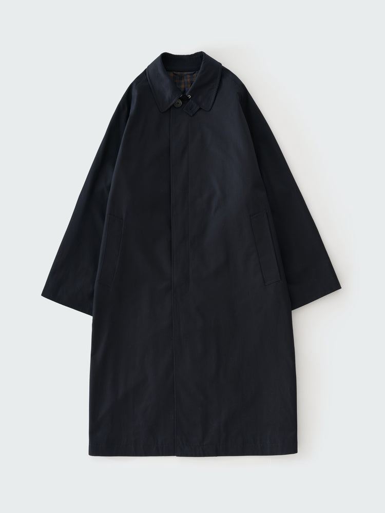 SN X BEAMS PLUS PETER RAINCOAT IN DARKEST NAVY