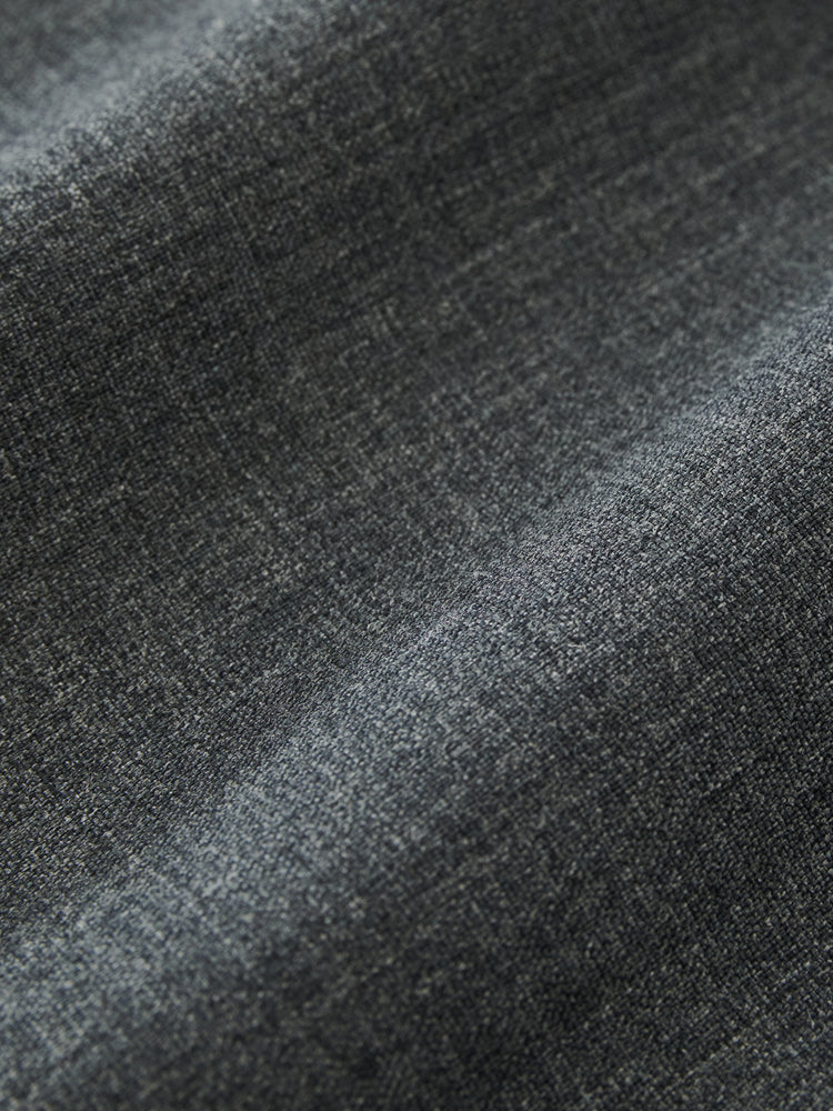 SN X BEAMS PLUS ALVY DOUBLE PLEAT PANT IN CHARCOAL MARL
