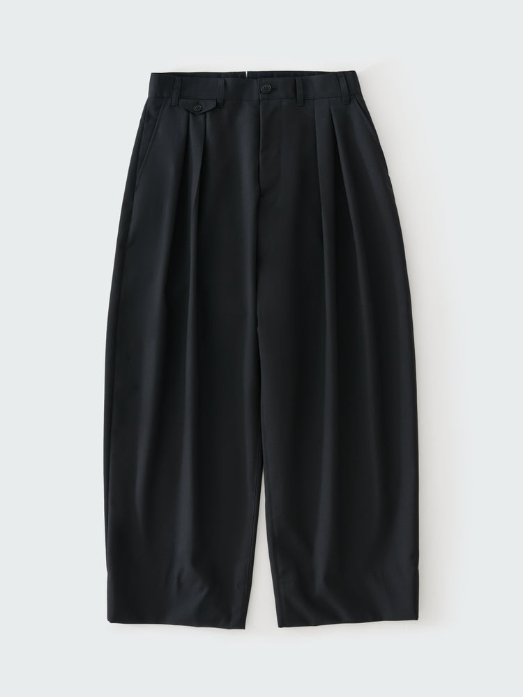 SN X BEAMS PLUS ALVY DOUBLE PLEAT PANT IN DARKEST NAVY