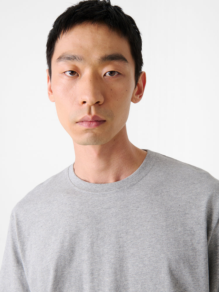 BRIC T-SHIRT IN GREY MARL