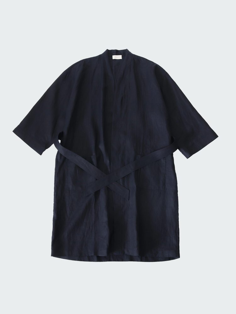 【EXCLUSIVE】SN × ECHAPPER BOTANICALLY DYED SMOOTH LINEN CLOTH GOWN