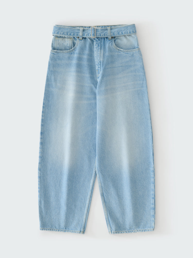 CAHUN DENIM PANT IN BLEACHED WASH