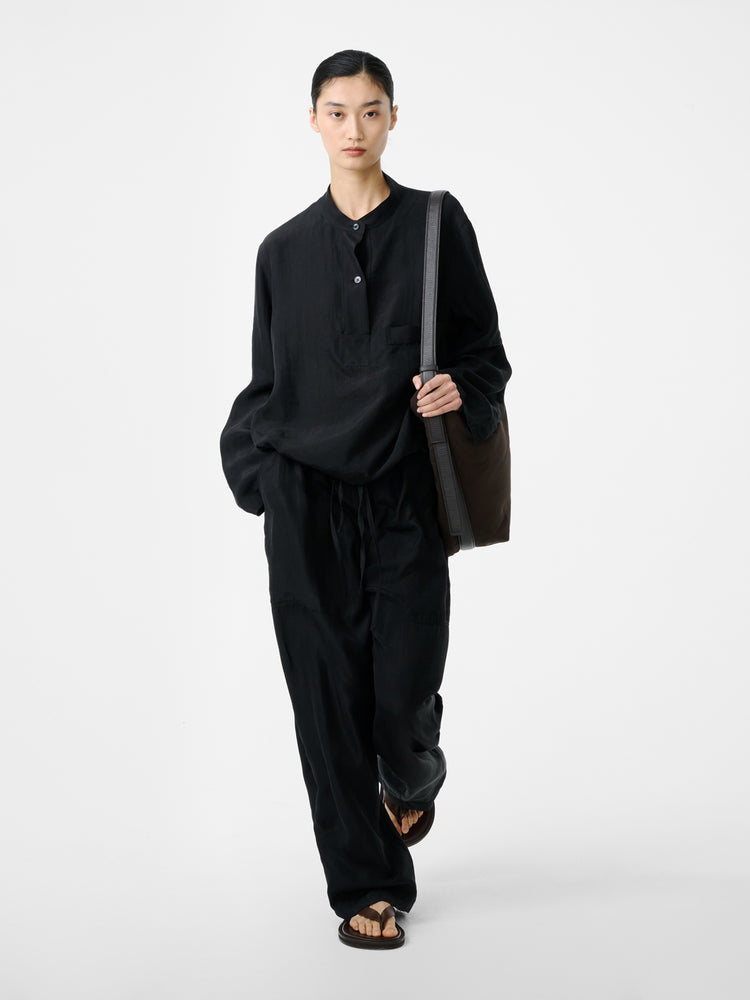 CAPEL TWILL PANT IN BLACK