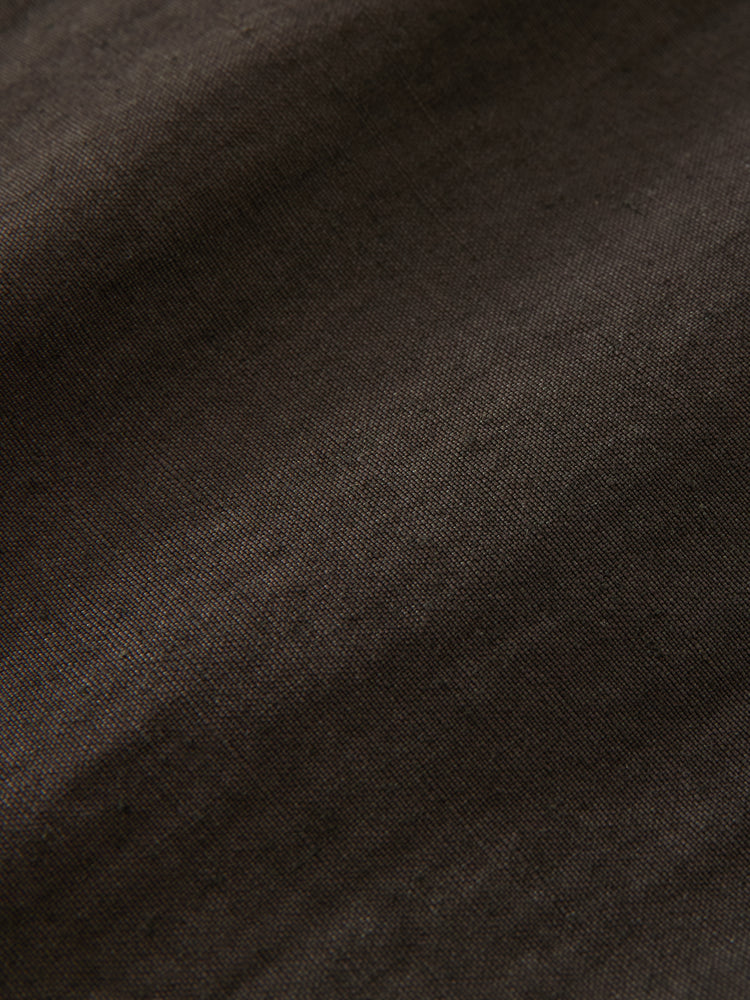 CHALCO LINEN PANT IN BLACK GRAPE