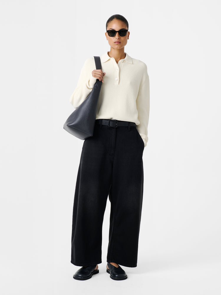 CHALCO DENIM PANT IN WASHED BLACK