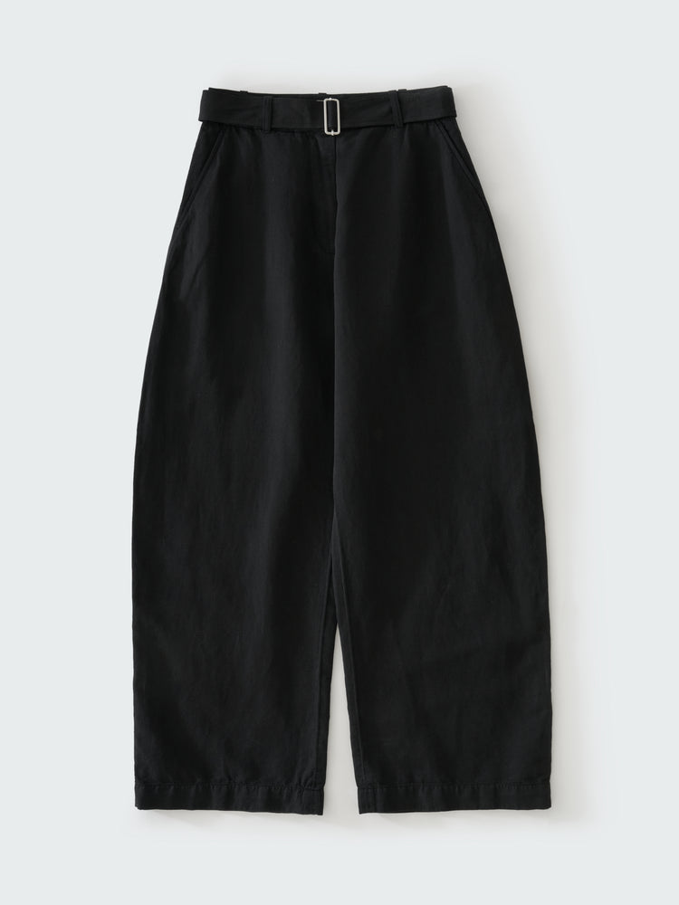 CHATTO BELTED PANT IN BLACK