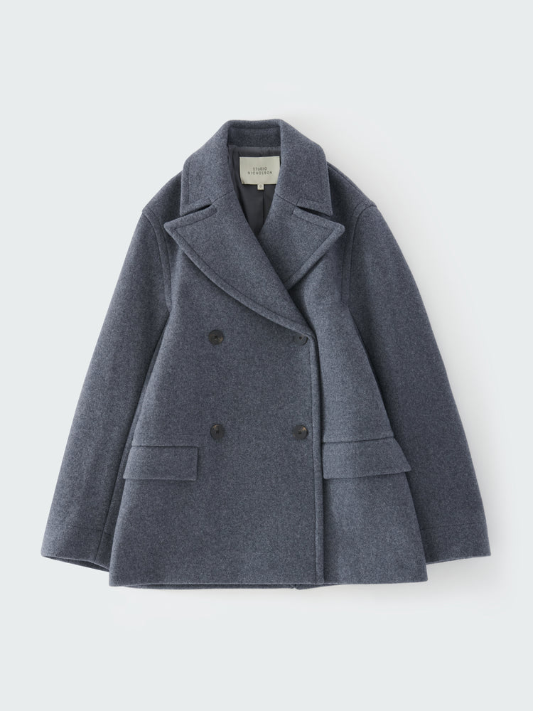 COLES COAT IN GRAY MELANGE