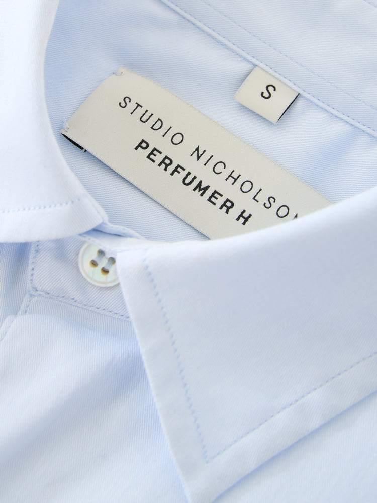 SN × PERFUMER H CYCLAMEN SHIRT IN LIGHT BLUE