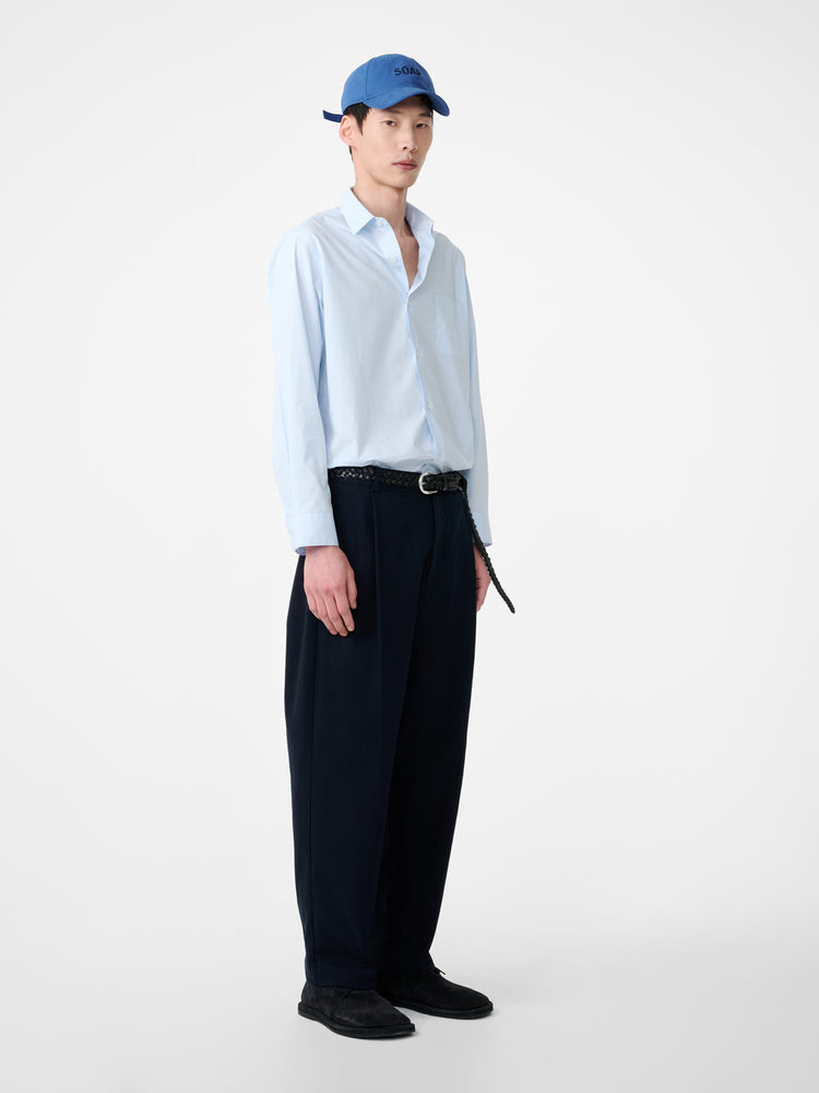 SN × PERFUMER H CYCLAMEN SHIRT IN LIGHT BLUE