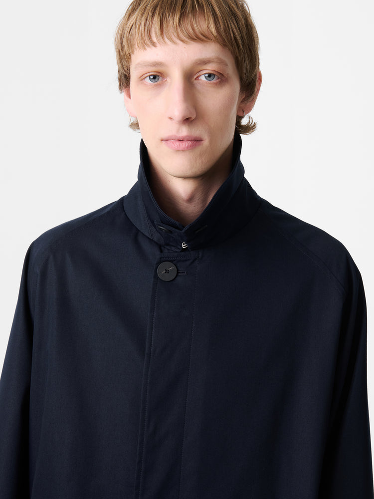 CROWE COAT IN DARKEST NAVY