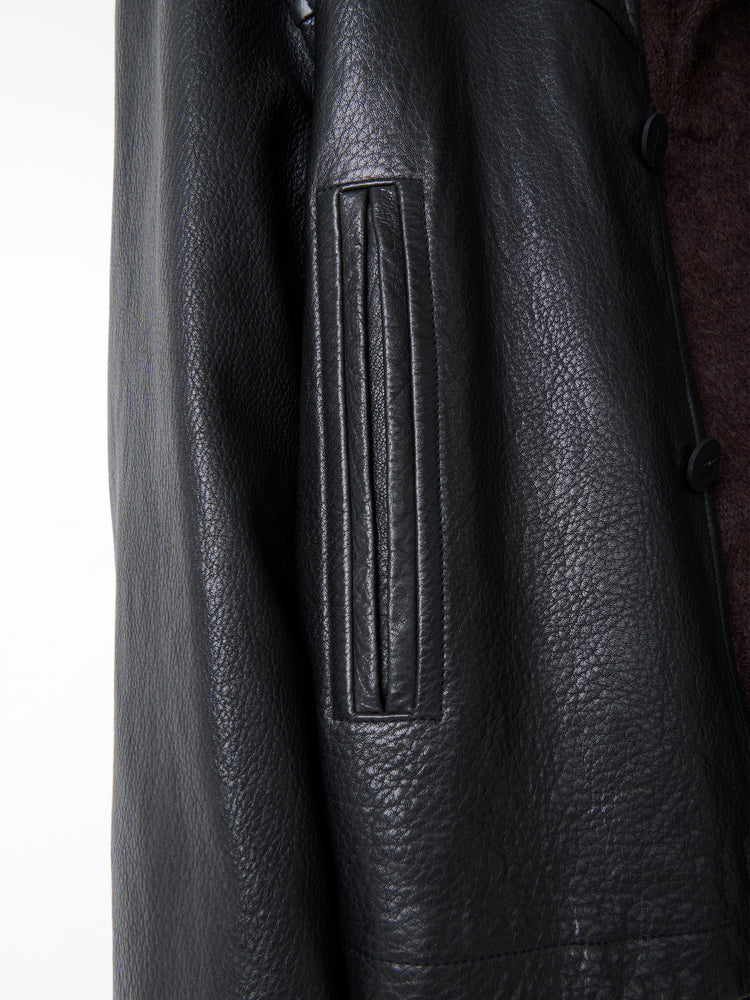 DEL LEATHER JACKET IN BLACK