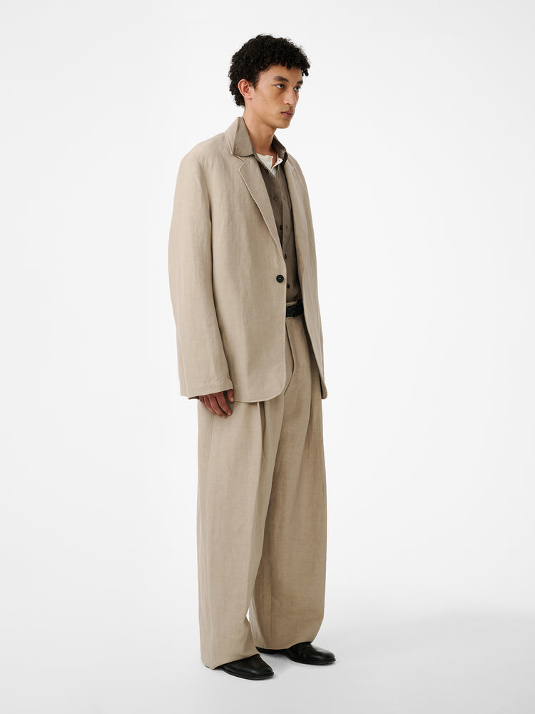 DENISON LINEN JACLET IN SAND