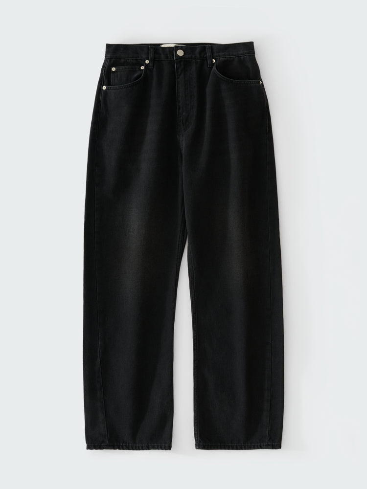 DENJO DENIM PANT IN WASHED BLACK