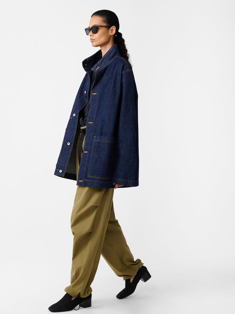 DISTRICT DENIM JACKET INDIGO WASH