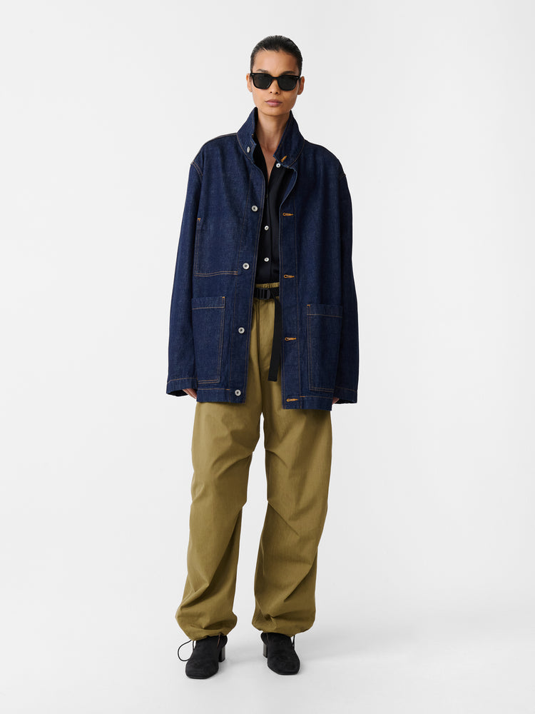 DISTRICT DENIM JACKET INDIGO WASH