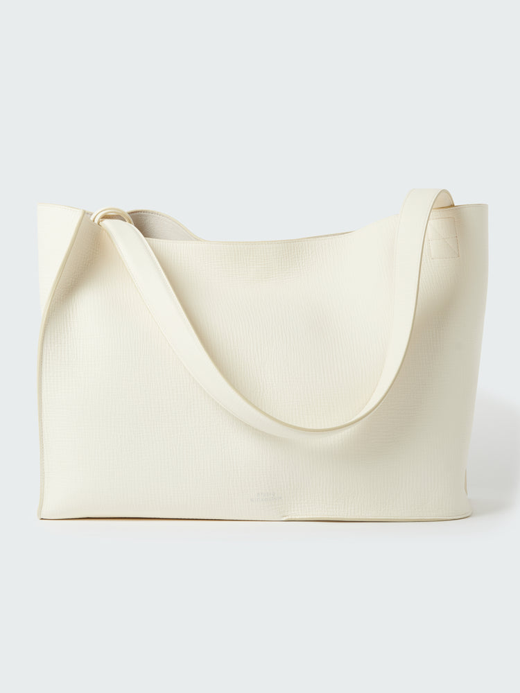 DOUBLET LEATHER BAG IN PARCHMENT