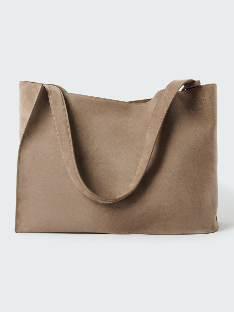 DOUBLET SUEDE BAG IN CLAY