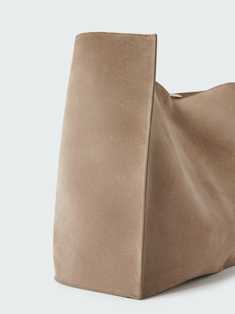 DOUBLET SUEDE BAG IN CLAY
