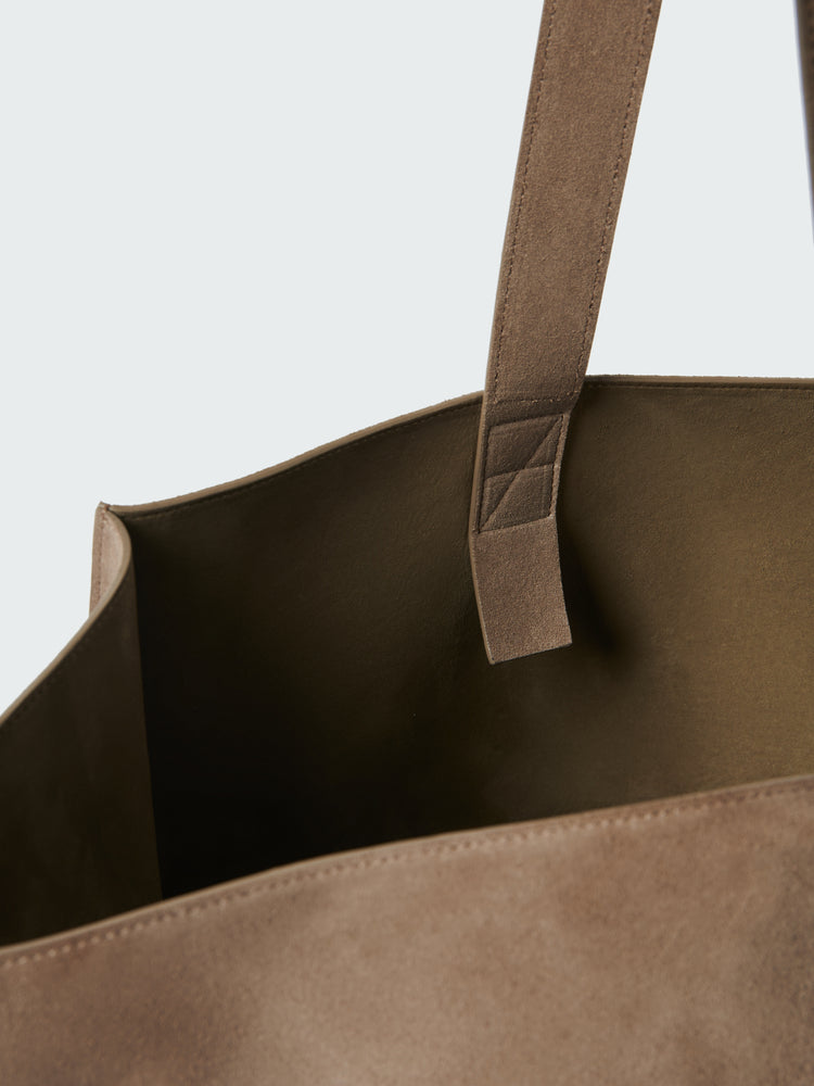 DOUBLET SUEDE BAG IN CLAY