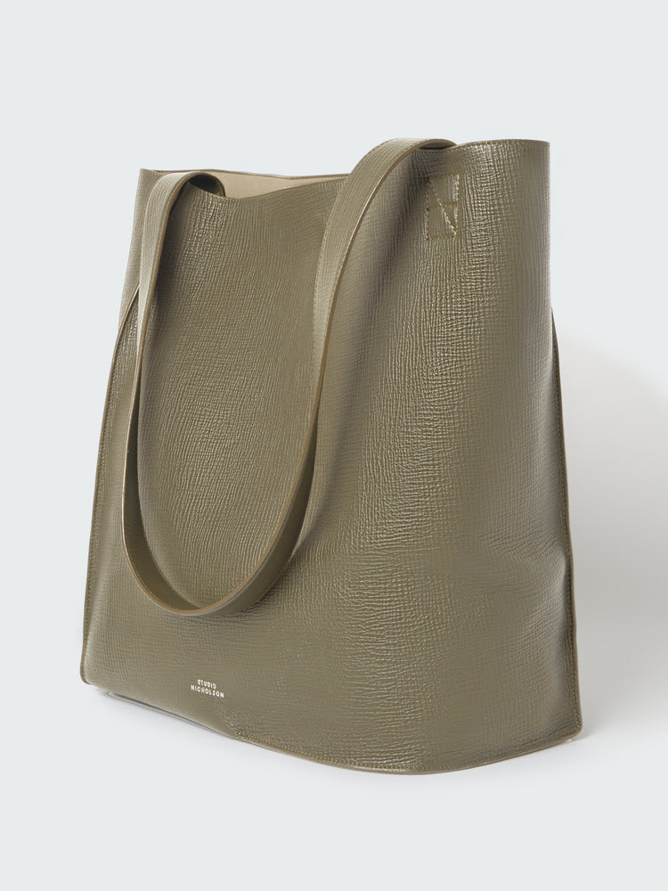 DOUBLET TYPE2 LEATER BAG IN ELEPHANT