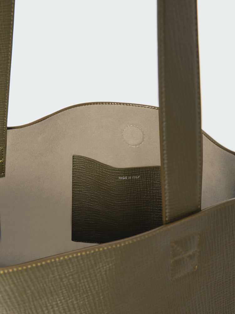 DOUBLET TYPE2 LEATER BAG IN ELEPHANT